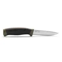 Черный Нож Morakniv Companion MG (S), нержавеющая сталь, цвет хаки, 11827