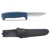 Нож Morakniv Basic 546, нержавеющая сталь, синий, 12241 (На клинке дефект в виде линии в 1,5см)
