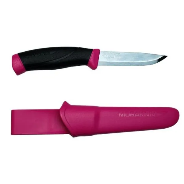 Нож Morakniv Companion Magenta, нержавеющая сталь, цвет пурпурный, 12157