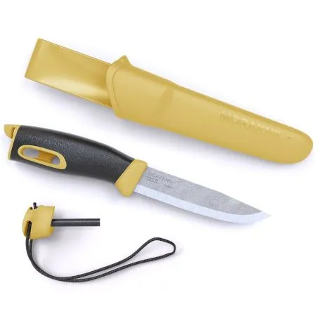 Нож Morakniv Companion Spark Yellow, нержавеющая сталь, 13573 Нож Morakniv Companion Spark Yellow, нержавеющая сталь, 13573
