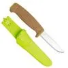 Нож Morakniv Floating Knife (S) Lime, нержавеющая сталь, пробковая ручка, зеленый, 13686