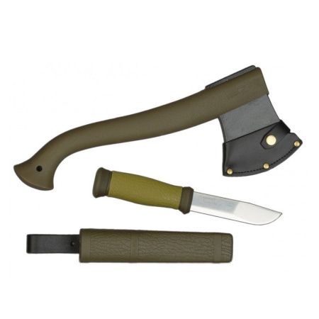 Набор Morakniv Outdoor Kit MG, нож Mora 2000 + топор (зеленый), 1-2001