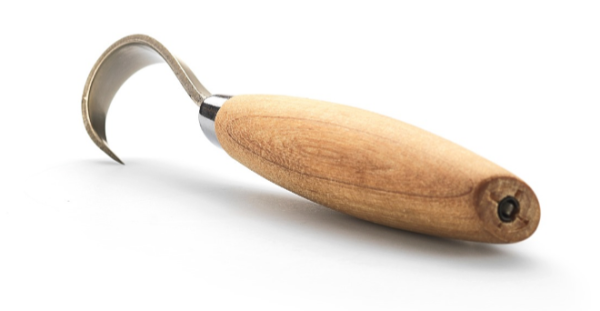 Нож Morakniv Hook Knife 164 Right Hand ложкорез, нержавеющая сталь, рукоять из березы, 13443