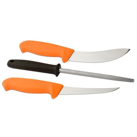 Набор Morakniv 2 ножа + мусат Hunting Set 3000 Orange, 12098